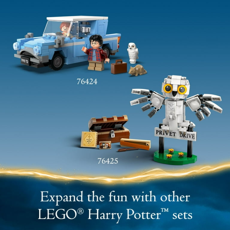 LEGO Harry Potter Flying Ford Anglia Buildable Car Toy with 2 Minifigures for Role Play Harry Potter Toy for Kids Harry Potter Car Fantasy Playset Gift for Boys and Girls Ages 7
