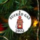 thumbnail image 1 of Adornos navideños de gas de succión 2022 JAMW Decoraciones colgantes de árbol de Navidad de dos caras, 1 of 5