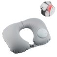 thumbnail image 2 of Travel Pillow Neck Pillow Inflatable Camping Pillow Foldable Headrest Ultralight Soft for Home Travel by Car Airplane Train, 2 of 5