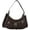 Coffee, variant on Kukuzhu Shoulder Bag for Women Fashion Buckle Hobo Handbags Nylon Clutch Purse Casual Crossbody Bag