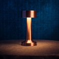 thumbnail image 2 of Wireless LED Bedside Lamp, 3 Level Dimmable Rechargeable LED Night Light for Living Room, Bedroom, Outdoor Camping（Brass）, 2 of 5