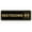 Black / Gold, variant on Standard Restrooms Sign - Lt Gray - Small 2" X 6"