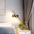 thumbnail image 5 of ER Lámpara de pared para cabecera de dormitorio, ángulo de luz giratorio de 330 °, candelabro de pared LED interior ajustable, accesorio de luz de aluminio Simple AC110/220V brillar Electrónica, 5 of 5