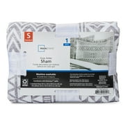Mainstays Grey Aztec Quilt Sham