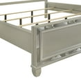 thumbnail image 5 of New Classic Furniture Radiance Solid Wood King Bed in Silver, 5 of 7