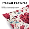 thumbnail image 2 of LOVE Elegant Velvet Throw Pillow Covers Set with Unique Patterns - 16x16", 18x18", 20x20" - Pack of 2 for Chair Pillow Covers and Various Occasions, 2 of 6