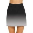 thumbnail image 6 of gbyLJF Women's 2 in 1 Tennis Golf Skirts High Waist Gym Workout Skorts Underneath Quick Dry Athletic Running Skirt Black XL, 6 of 6