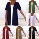 thumbnail image 1 of Sudadera con capucha para mujer,Cárdigan de lino para mujer, manga corta, informal, mezcla de poliéster, para uso diario y en casa, sopatenor, 1 of 7