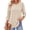 Beige, variant on Long Sleeve Shirts for Women Crew Neck Casual Tunic Tops Lightweight Pullover