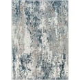 thumbnail image 2 of Allegro Navy/Grey 5' x 8' Modern Rectangle Area Rug, 2 of 3
