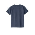 thumbnail image 4 of District ® Youth Re-Tee ® DT8000Y - Heathered Navy Size XL, 4 of 4