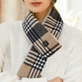 thumbnail image 2 of MESSUEN Winter Scarves Heated Scarf Thick Scarf Long Scarf for Women Winter Scarf Women Scarf Cotton Scarves for Women Khaki One Size, 2 of 9