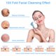 thumbnail image 4 of Juego de cepillos giratorios faciales impermeables con cepillo de limpieza facial con cabezal de 5 cepillos, 4 of 5