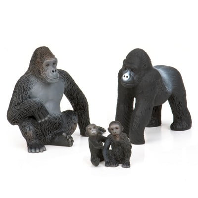 9" Gorilla Action Figure Kids Children Toys Animals Wildlife Jungle Collectible 