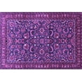 thumbnail image 1 of Ahgly Company Indoor Rectangle Persian Purple Traditional Area Rugs, 4' x 6', 1 of 4