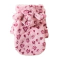 thumbnail image 1 of Pink Fleece Warm Dog Clothes for Dogs Pet Sweater Winter Leopard Print French Bulldog Soft Coat Small Dog Clothes Fur Hoodies ShopWise Round, 1 of 8