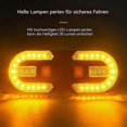 thumbnail image 2 of high quality Bicycle Turn Signal Light with Wireless Remote, Two Lamp Split Rear Light with Indicator, USB Rechargeable, 2 of 5