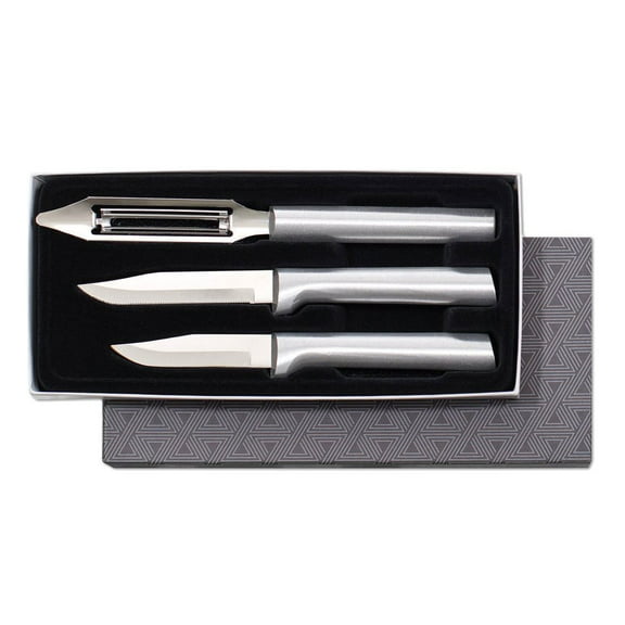 Rada Cutlery S56 3-Piece Basics Knife Gift Set, Aluminum Handles