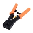 thumbnail image 1 of RJ45 Crimping Tool Pass Through CAT6 CAT5E Ethernet Wire Crimper Ethernet Wire Cutter Mini Wire Stripper Ethernet Crimper Steel Electrical Electronic Tools, 1 of 7