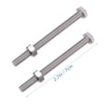 thumbnail image 2 of STRANDCHIC 10Sets High Hardness Stainless Steel Hexagon Bolt Screw and Nut Combination, 2 of 7