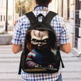 thumbnail image 5 of Lsque Chucky Travel Laptop Backpack, Business Slim Sturdy Laptops Backpack, Water Resistant College School Computer Bag Gift for Men & Women Fits 15.6 Inch Notebook, 5 of 6