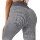 thumbnail image 1 of Pantalones de yoga de cintura alta para mujer Control de barriga Adelgazante Leggings texturizados para correr Entrenamiento Ruched Butt Lift Pants Xemadio WMZL-864-40, 1 of 5