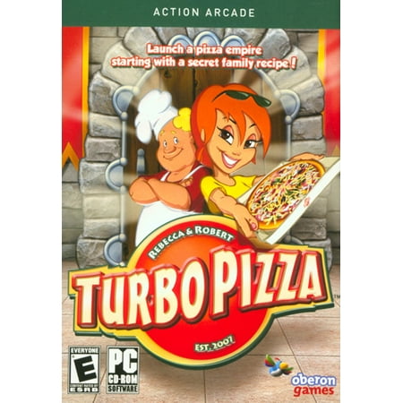Turbo Pizza for Windows PC- XSDP -00219 - Rebecca and Robert are on a quest to build a successful restaurant empire!  With a family secret recipe they have what it takes to get started, but