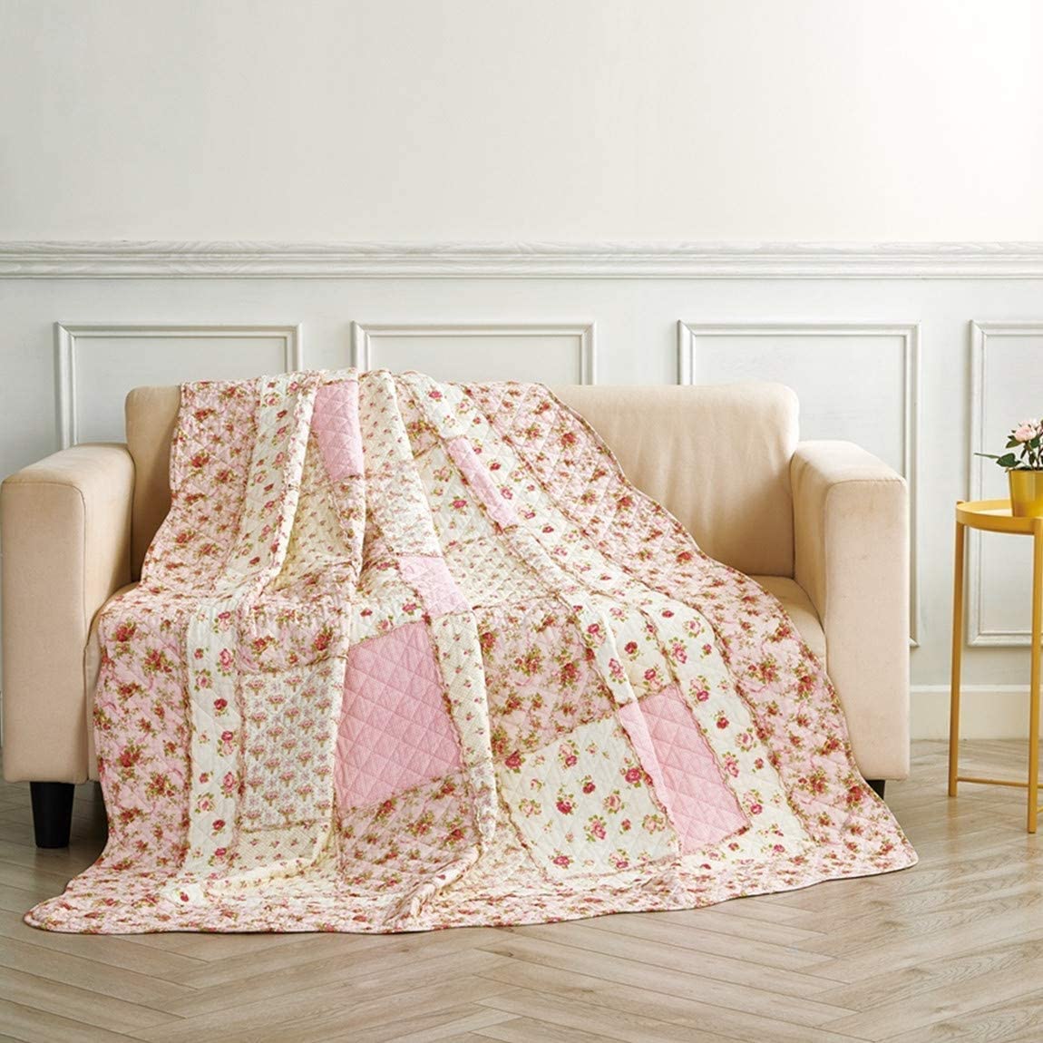 single patchwork bedspread