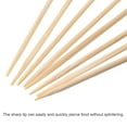 thumbnail image 5 of Bamboo Cocktail Toothpicks Red Flat Round Drink Picks Skewer Sticks 100Pack, 5 of 6
