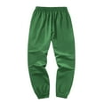thumbnail image 4 of QHRMKOG Sweat Suits Men Solid Color Long Sleeve Hoohed Sweatshirt and Sweatpants Fashion Tracksuits with Pockets Athletic Fit Set Green M, 4 of 6