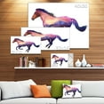 thumbnail image 3 of Horse Double Exposure Illustration - Large Animal Canvas Art Print, 3 of 4