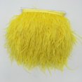 thumbnail image 2 of Tiras de Borlas de Plumas de Imitación Perfecl Cinta de Plumas Esponjosas Amarillo 36 Pul Pluma de avestruz, 2 of 4