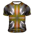 thumbnail image 1 of WAENQINLA T-Shirts Graphiques 3D pour Hommes Mode Croix Imprimée Décontractée Manches Courtes Tee Léger Col Rond Muscle Shirt, 1 of 4