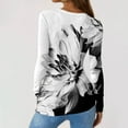 thumbnail image 4 of Womens Tops Dressy Casual Long Sleeve Ribbed Shirts Henley Neck Slim Fit Stretch Knit Tops Fall Winter Clothes, 4 of 6