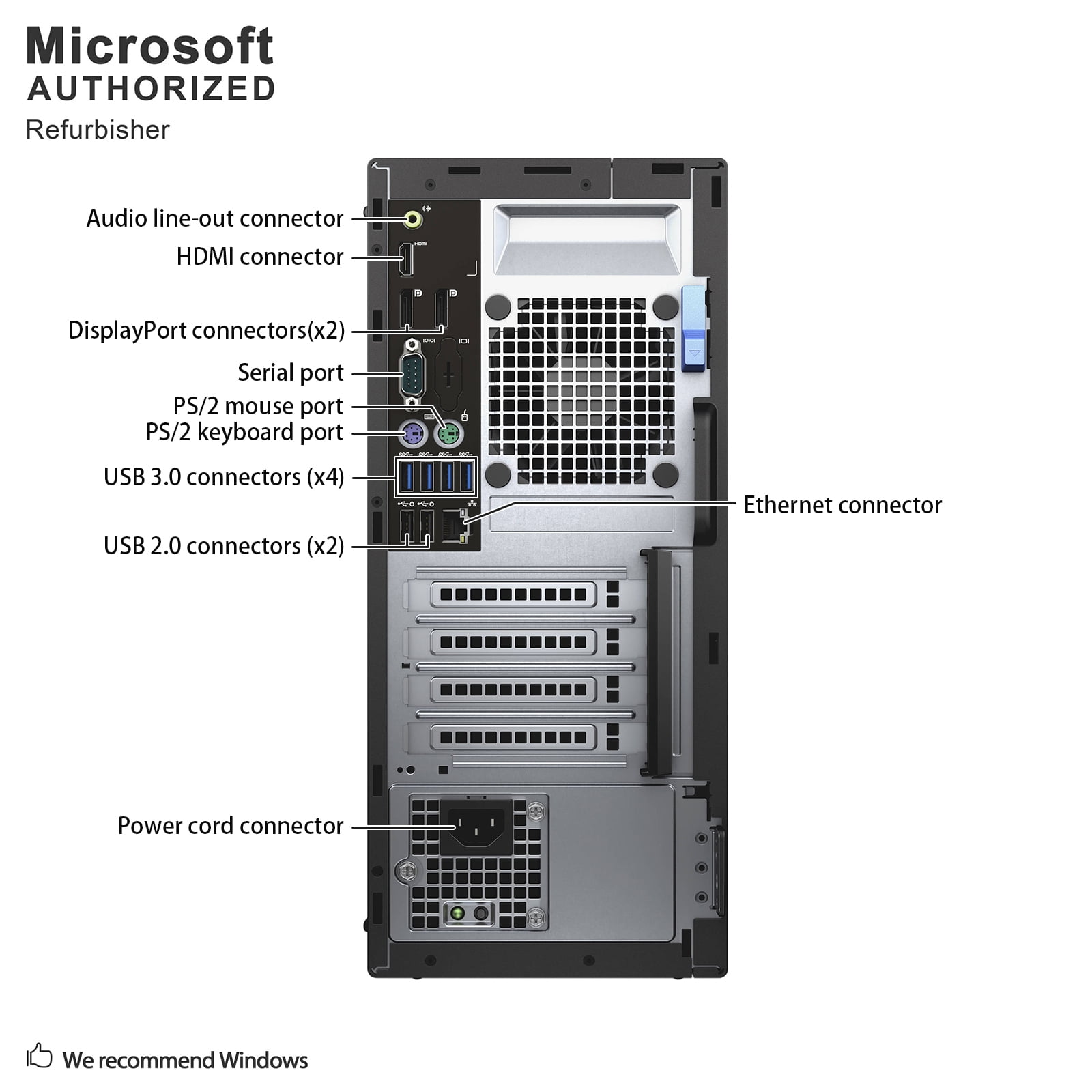 Dell OptiPlex 7040 Tower High Performance Desktop Computer, Intel