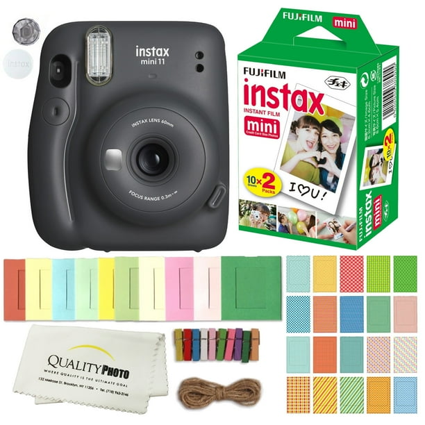 FUJIFILM INSTAX Mini 11 Instant Film Camera (Charcoal Gray ...
