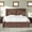 Brown, variant on LUXOAK Queen Size Farmhouse Bed Frame with Rustic Barn Door, Storage Space and Wood Slats, White