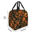 thumbnail image 2 of Yiaed Daisies Print Insulated Lunch Bag Reusable Cute Tote Lunch Box, Leakproof Cooler Lunch Bags for Work Office Travel School Picnic, 2 of 5