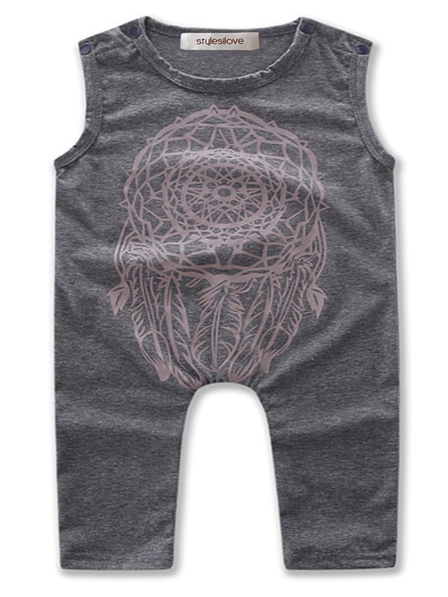 StylesILove Newborn Infant Toddler Baby Boy Dream Catcher Sleeveless