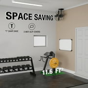 Syedee Bicep Tricep Preacher Curl Machine, Adjustable Seat, 2 in 1 Plate-loaded Preacher Curl Machine for Home Gym