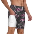 thumbnail image 4 of Xecao Lovely Mom Ever for Men's Swimming Trunks Swim Trunks Quick Dry Swim Shorts with Mesh Lining Funny Swimwear Bathing Suits, 4 of 9