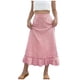thumbnail image 1 of Faldas de Cintura Elástica para las Mujeres Vestidos de Playa de Moda de Verano con Bolsillos, Faldas Casuales para las Mujeres de Verano, 1 of 7