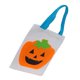 thumbnail image 3 of Bolsa de mano de lino, bonita y vívida, para guardar cosas, para decorar fiestas de Halloween, disfraces, calabaza blanca con hojas verdes, 3 of 10