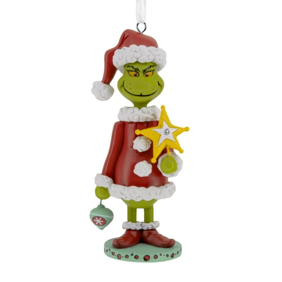 Hallmark Christmas Ornament (Dr. Seuss's How The Grinch Stole Christmas! Grinch Nutcracker), 1 Count