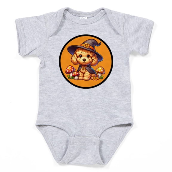 CafePress - Halloween Goldendoodle Witch - Cute Infant Bodysuit Baby Romper - Size Newborn - 24 Months