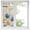 Blue, variant on Spring Tulips Flower Window Privacy Film, Vintage Floral Barn Doors Rustic Beige Static Cling UV Sun Blocking Heat Control Window Tint Day and Night, Non-Adhesive One Way Privacy Cover 29.5''x78.7''