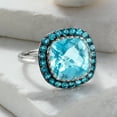thumbnail image 5 of Ross-Simons 8.90 ct. t.w. Sky and London Blue Topaz Ring in Sterling Silver, Women's, Adult, 5 of 6
