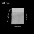 thumbnail image 2 of 200 Piezas de Bolsas de Té Desechables para Té a Granel, Bolsas de Filtro de Té Bolsas Vacías de Té (3.1 x 2.4 pulgadas), 2 of 6