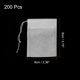 thumbnail image 2 of 200 Piezas de Bolsas de Té Desechables para Té a Granel, Bolsas de Filtro de Té Bolsas Vacías de Té (3.1 x 2.4 pulgadas), 2 of 6