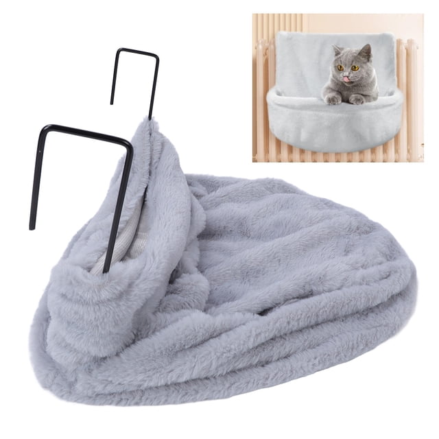Cama Para Hamaca para Gatos, Cálida y Acogedora Cama para Hamaca para Gatos, Felpa Con Diseño de TÚnel Espacio de Descanso Cálido para Hamaca para Gatos para el Hogar Interior